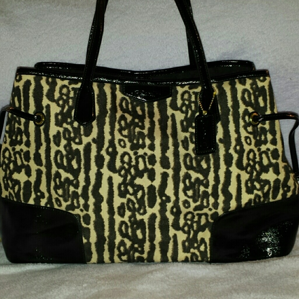Euc Coach Ocelot Carryall
